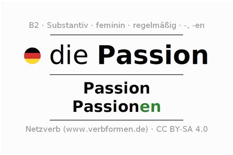 passion deutsch